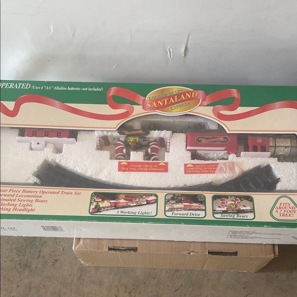 Express Holiday Train Set - Red and Green‎